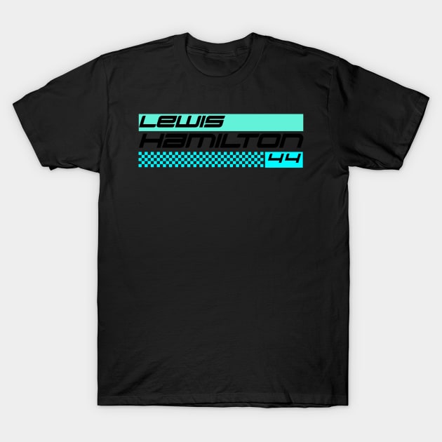 Lewis Hamilton Racing T-Shirt T-Shirt by Miles Attire